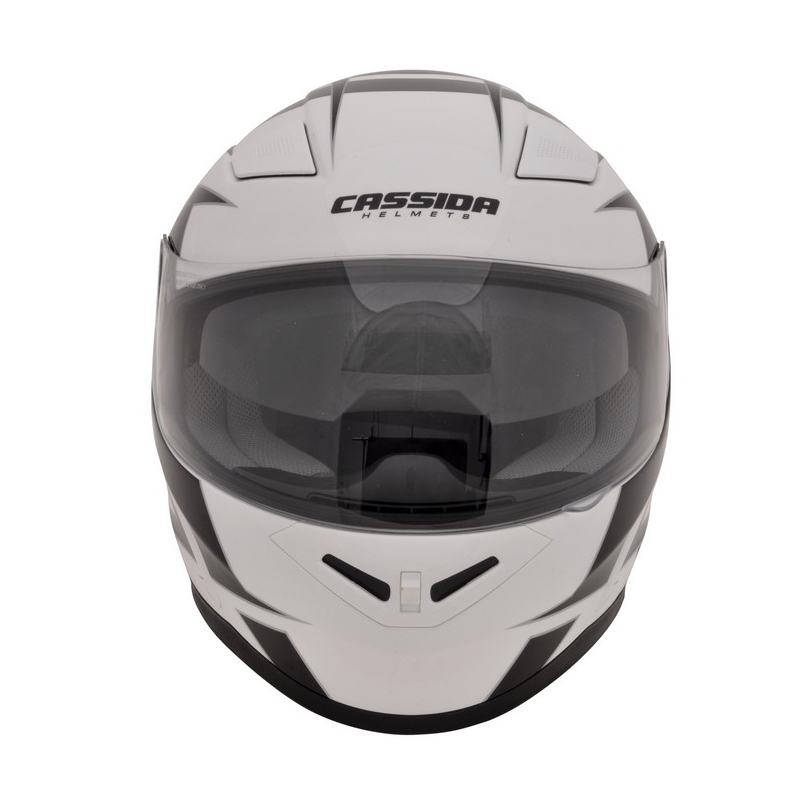 Cassida Evo Motorradhelm schwarz-grau-weiß-silber
