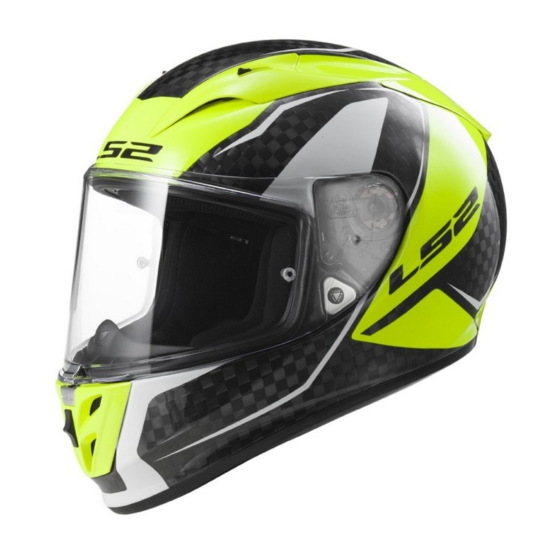 Motorradhelm LS2 FF323 ARROW C FURY CARBON gelb Ausverkauf