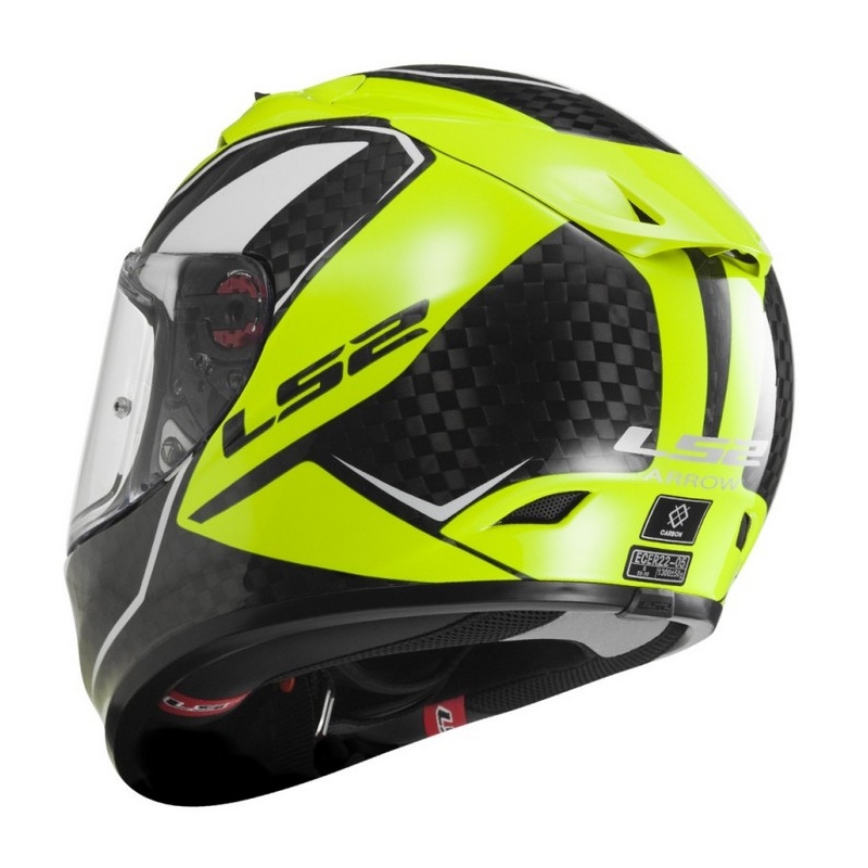 Motorradhelm LS2 FF323 ARROW C FURY CARBON gelb Ausverkauf