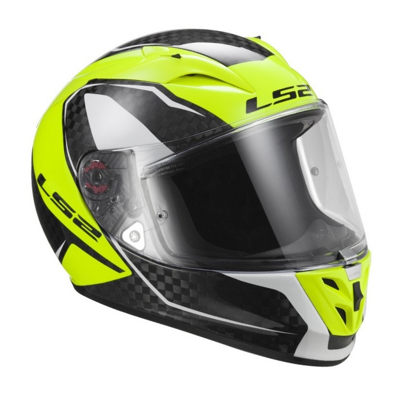 Motorradhelm LS2 FF323 ARROW C FURY CARBON gelb Ausverkauf