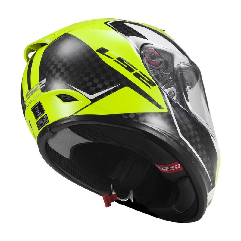 Motorradhelm LS2 FF323 ARROW C FURY CARBON gelb Ausverkauf