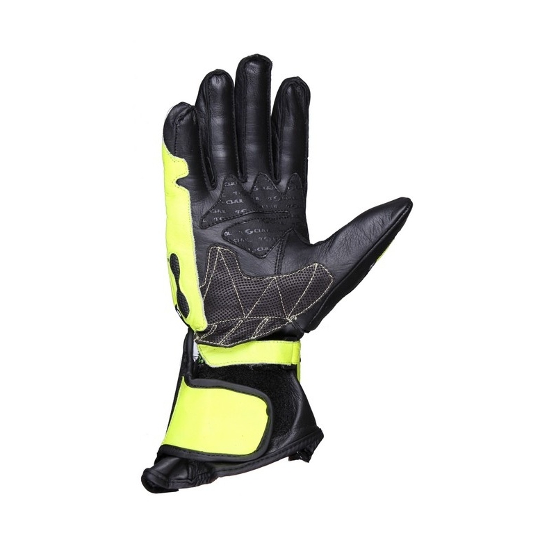 Motorradhandschuhe Tschul 250 schwarz-gelb Ausverkauf