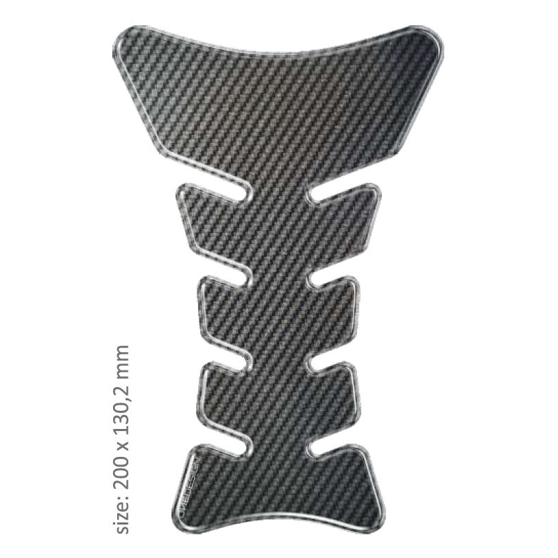Kraftstofftankabdeckung Druck - Tiger carbon