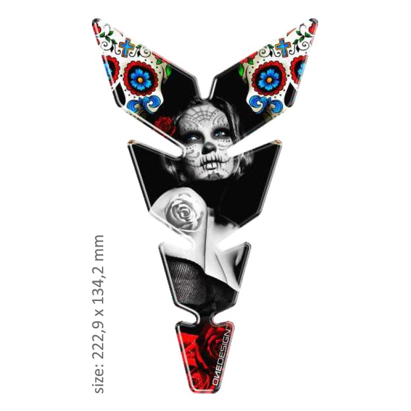 Kraftstofftankabdeckung Print - MOON Slim Mexican Tatoo 2