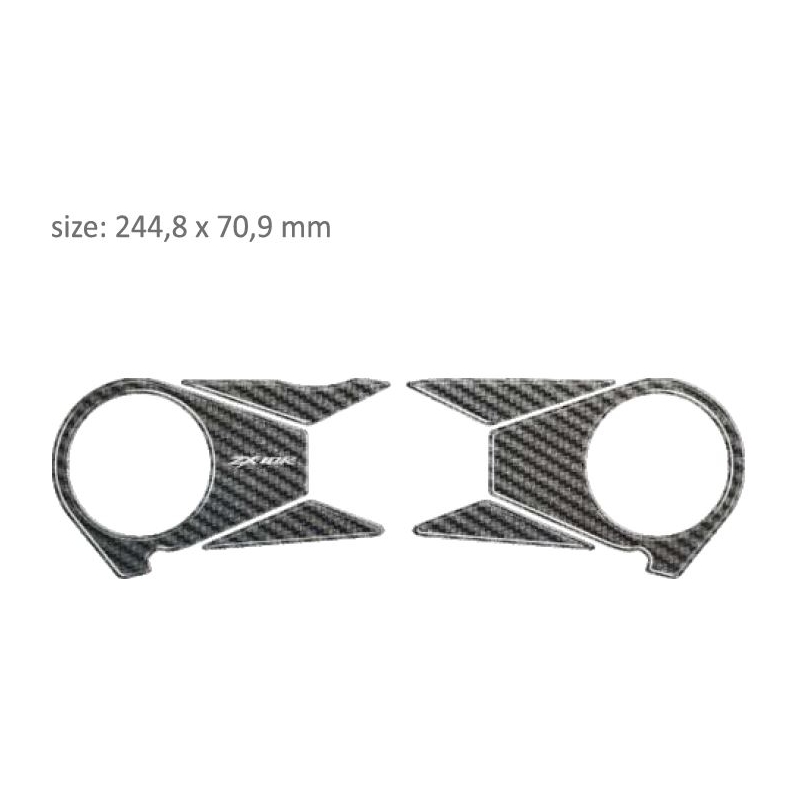 Carbon-Schutzbrille Druck - Kawasaki ZX 10R (06-10) Ausverkauf