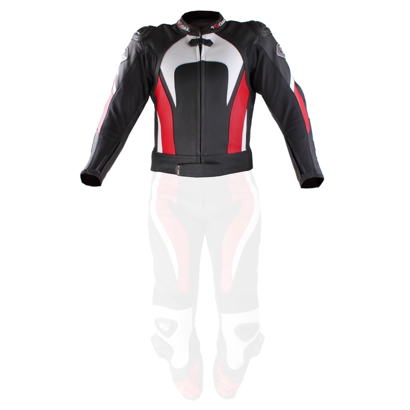 Herrenjacke Tschul 575 schwarz-rot Ausverkauf