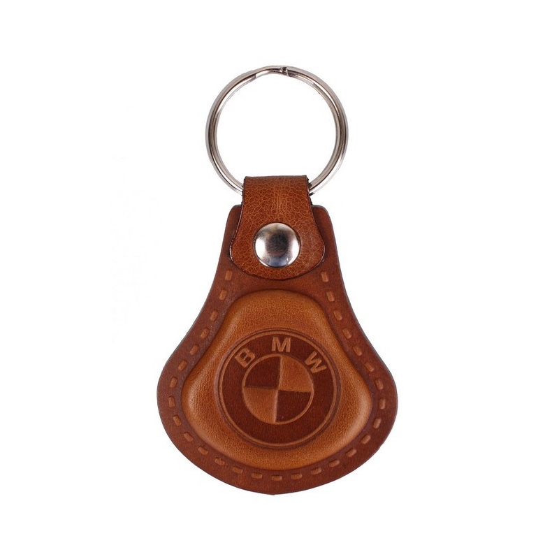 Leder Schlüsselanhänger BMW braun