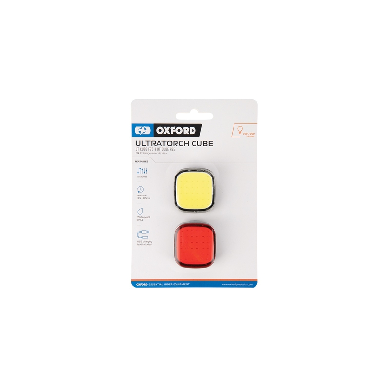 Oxford Ultratorch Cube Vorder- und Hinterradbeleuchtung