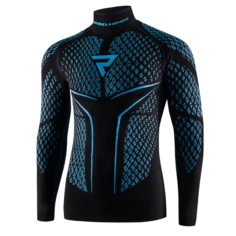 Thermohemd Rebelhorn Therm II schwarz-blau