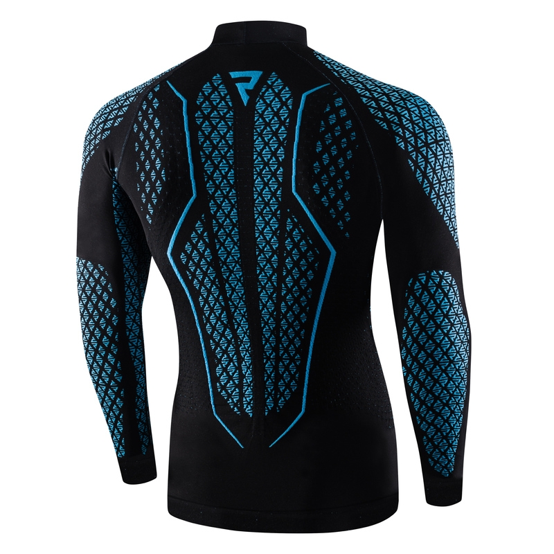 Thermohemd Rebelhorn Therm II schwarz-blau