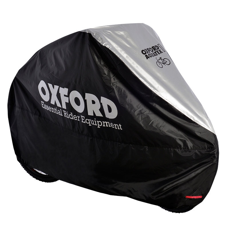 Oxford Aquatex Fahrradplane schwarz-silber