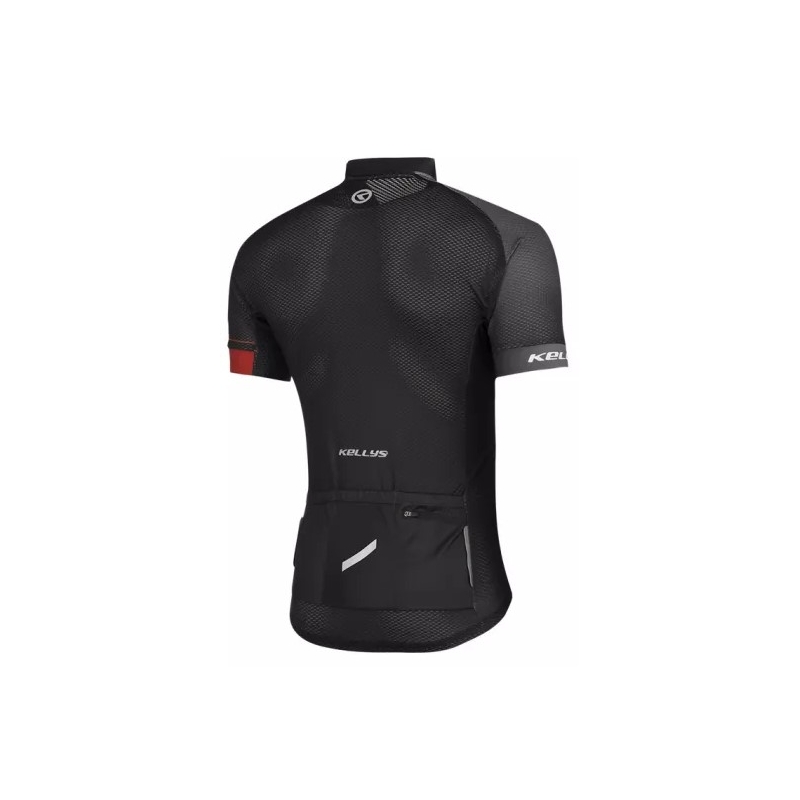 Trikot KELLYS Rival schwarz-rot - kurzarm Ausverkauf