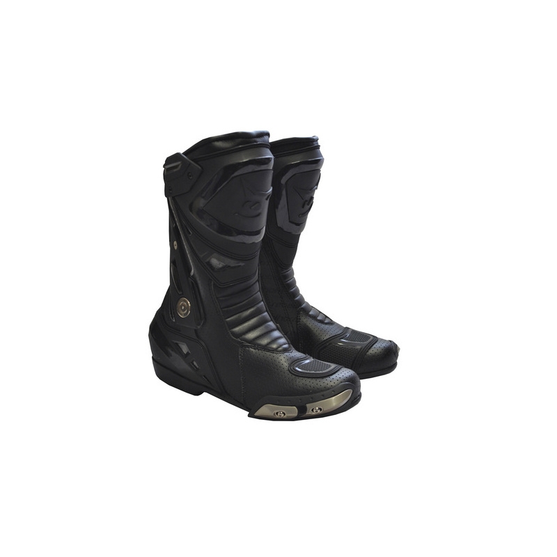 Rebelhorn Pride II perforiert schwarz Motorradstiefel Ausverkauf
