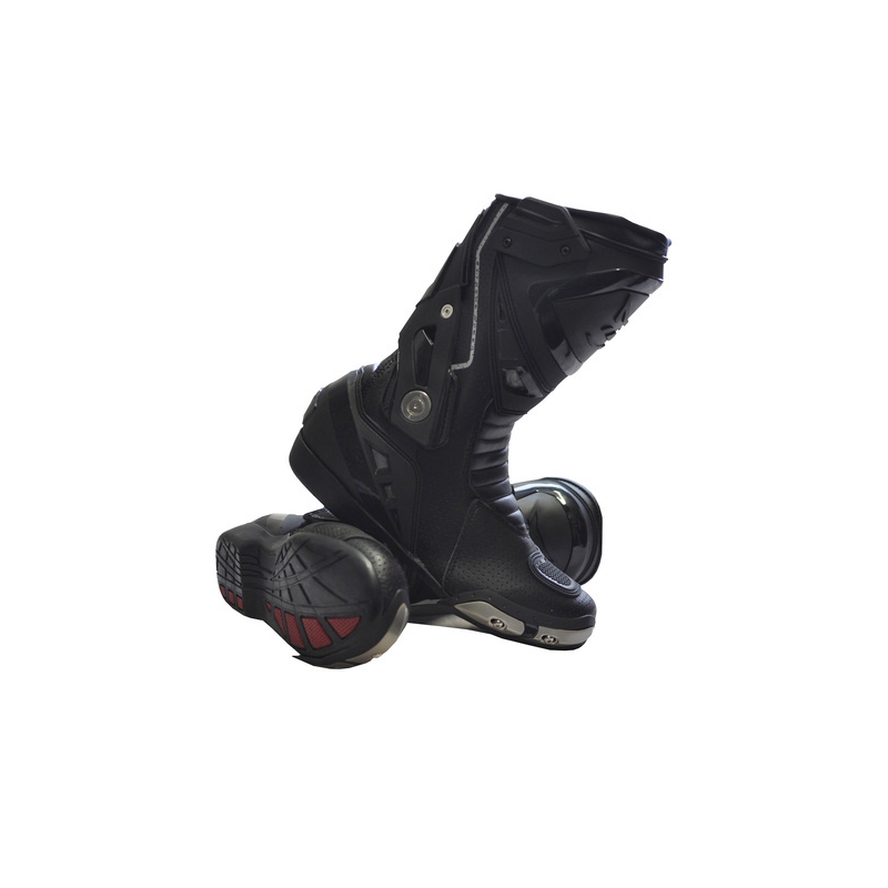 Rebelhorn Pride II perforiert schwarz Motorradstiefel Ausverkauf