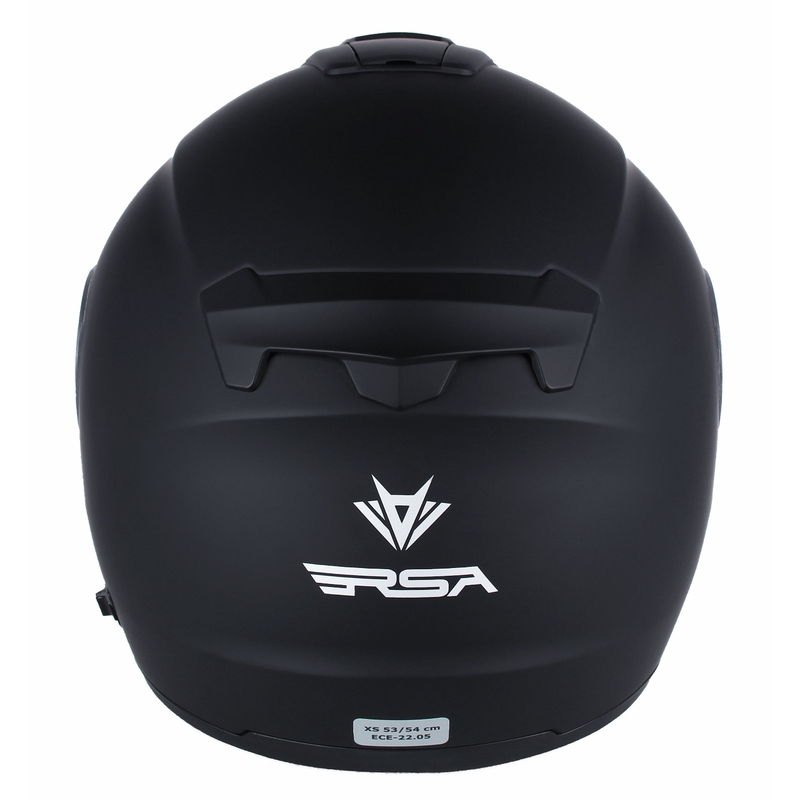 RSA Rival Klapphelm für Motorräder, mattschwarz