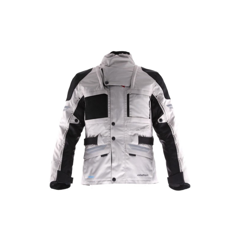 Rebelhorn Cubby II schwarz/graue Motorradjacke Ausverkauf