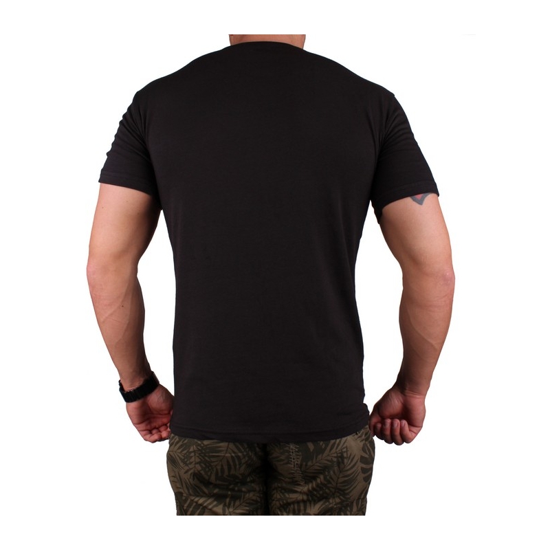 T-shirt s motivem MotoZem Ride your life schwarz