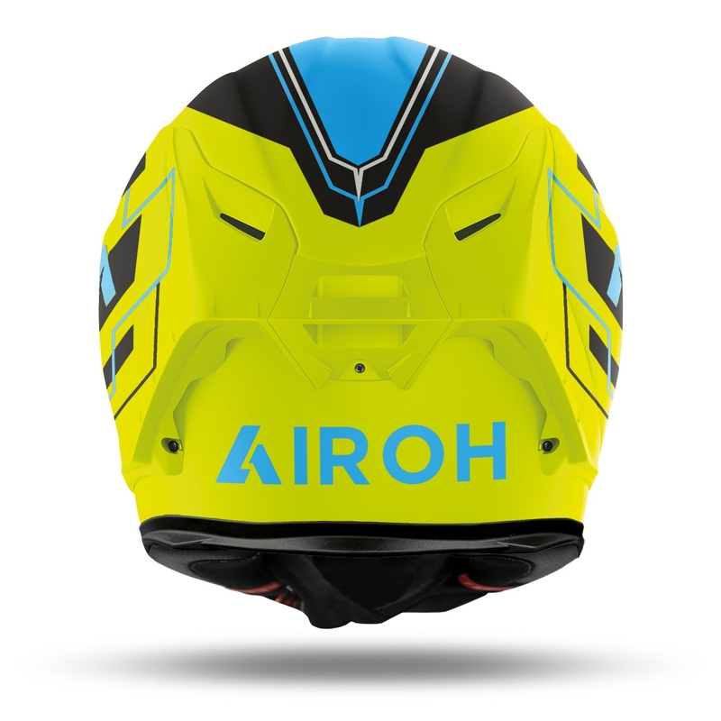 Integral Motorradhelm Airoh GP550 S Challenge 2022 gelb-blau matt