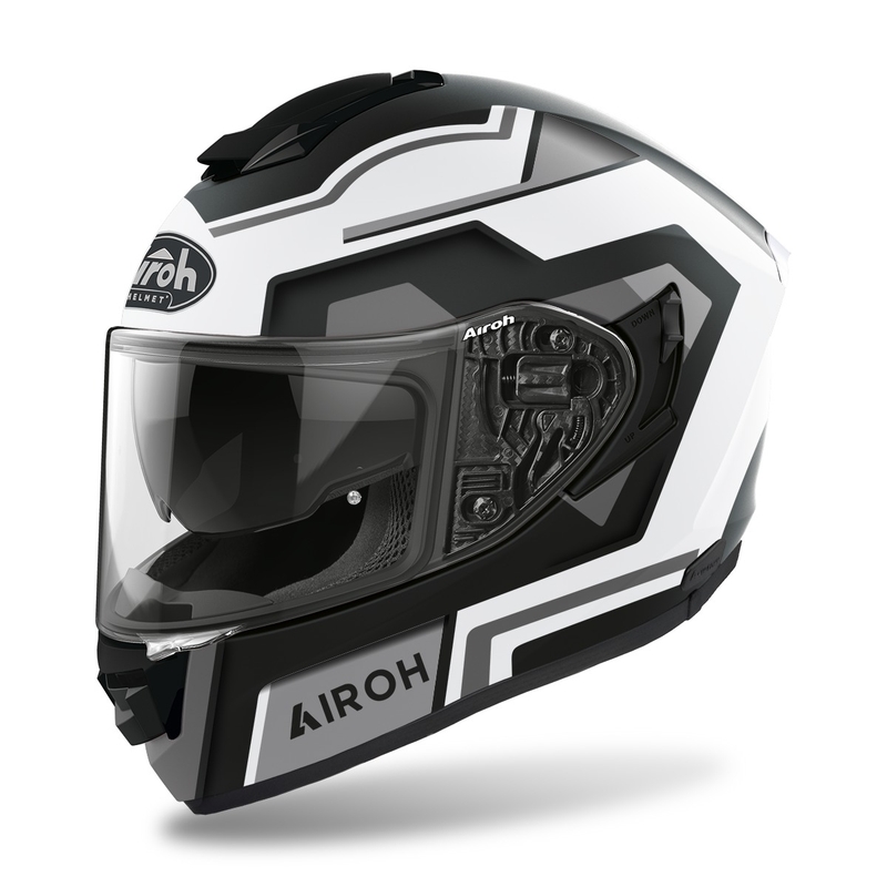 Integral Motorradhelm Airoh ST.501 Square 2022 schwarz matt Ausverkauf