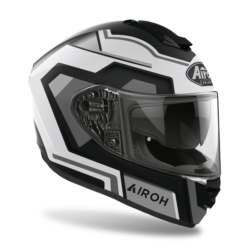 Integral Motorradhelm Airoh ST.501 Square 2022 schwarz matt Ausverkauf