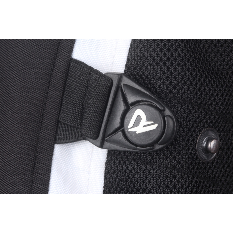 Damen Motorradjacke Street Racer Elite schwarz und weiß - II.