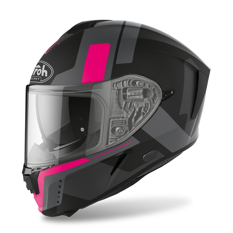 Airoh Spark Shogun 2022 Integral Motorradhelm rosa matt
