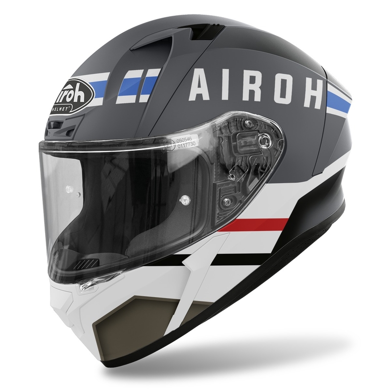 Integral Motorradhelm Airoh Valor Craft 2022 weiß-grau matt
