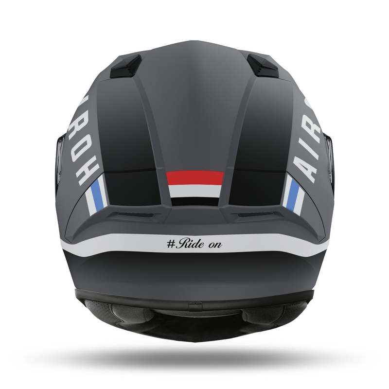 Integral Motorradhelm Airoh Valor Craft 2022 weiß-grau matt