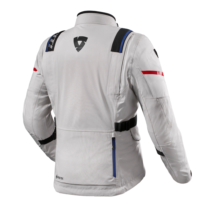 Revit Vertical GTX Motorradjacke silber