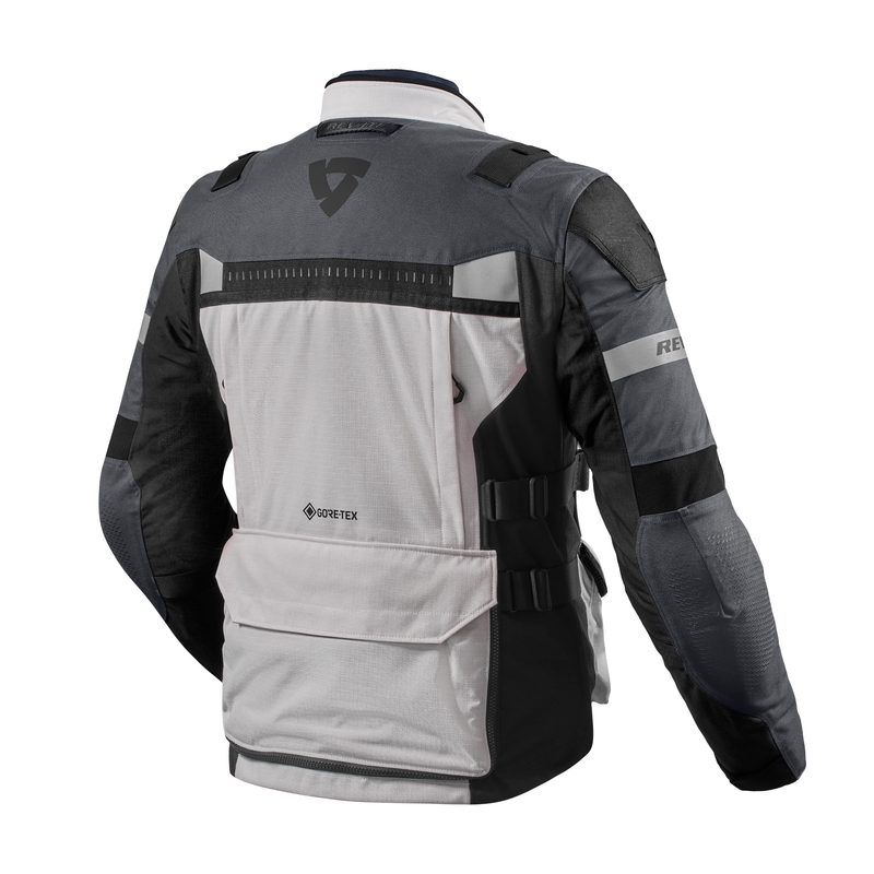 Revit Defender 3 GTX Motorradjacke Silbergrau