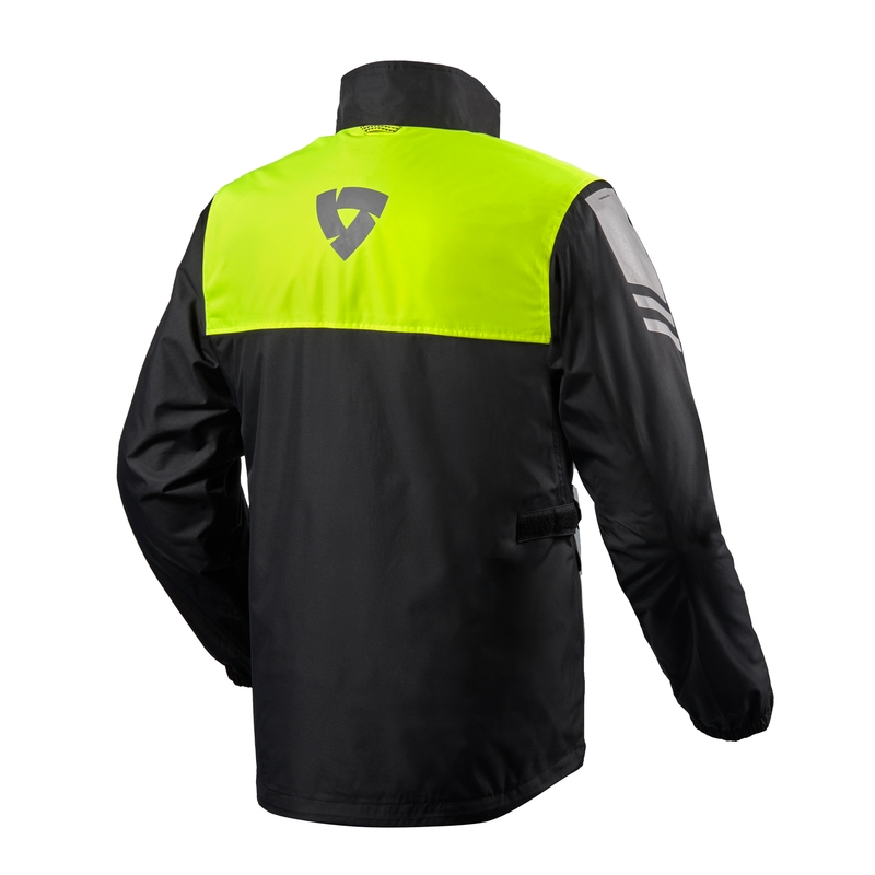 Revit Nitric 3 H2O schwarz-fluorgelbe Motorrad-Regenjacke Ausverkauf