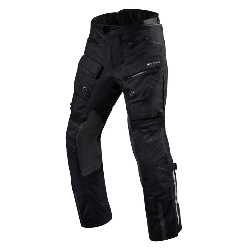 Revit Defender 3 GTX Motorradhose schwarz verlängert