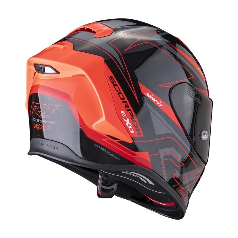 Integral Motorradhelm Scorpion EXO-R1 Air Gaz schwarz-rot