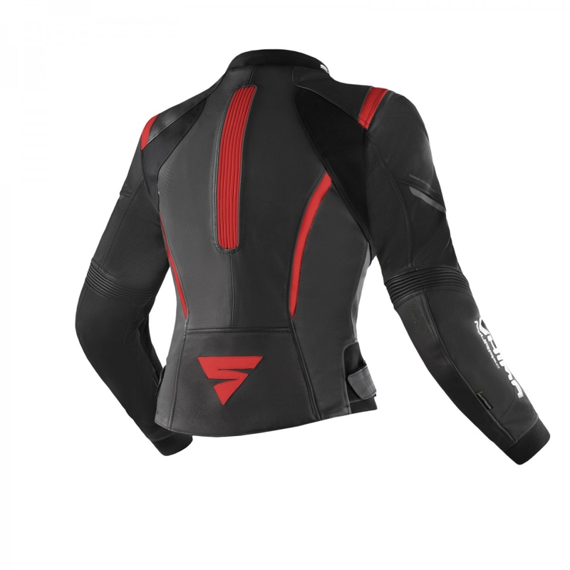 Damen Motorradjacke Shima Miura 2.0 schwarz-rot