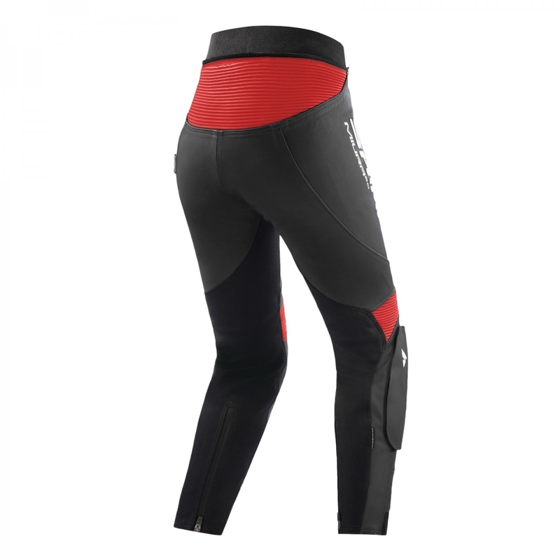 Shima Miura 2.0 Schwarz/Rot Motorradhose für Damen