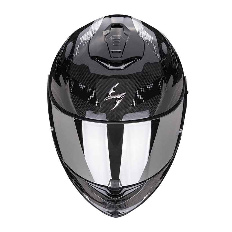 Integral Motorradhelm Scorpion EXO-1400 Carbon Air Cloner silber