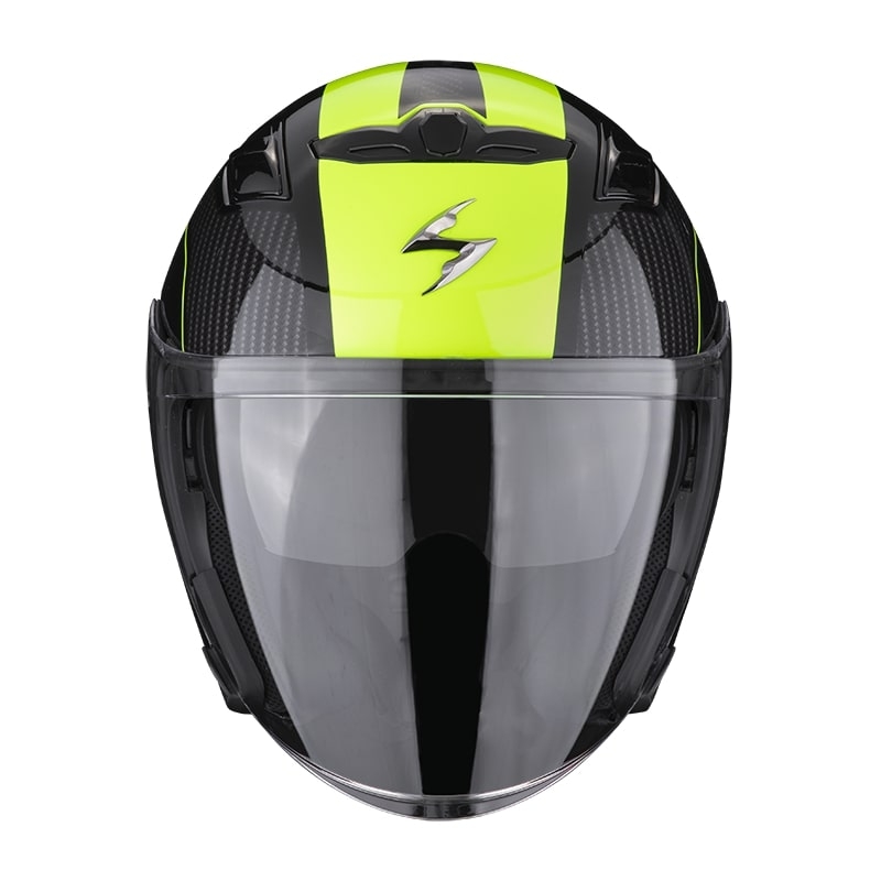 Offener Helm Scorpion EXO-230 Condor schwarz-fluorgelb