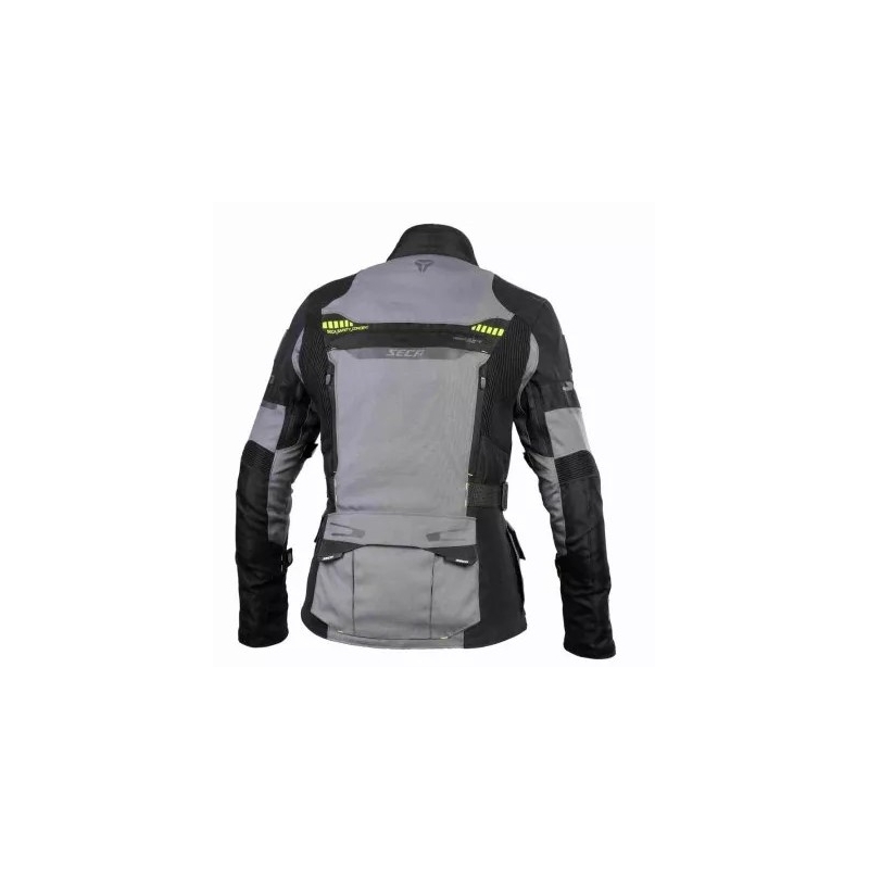 Damen Motorradjacke SECA Arrakis II grau-schwarz Ausverkauf