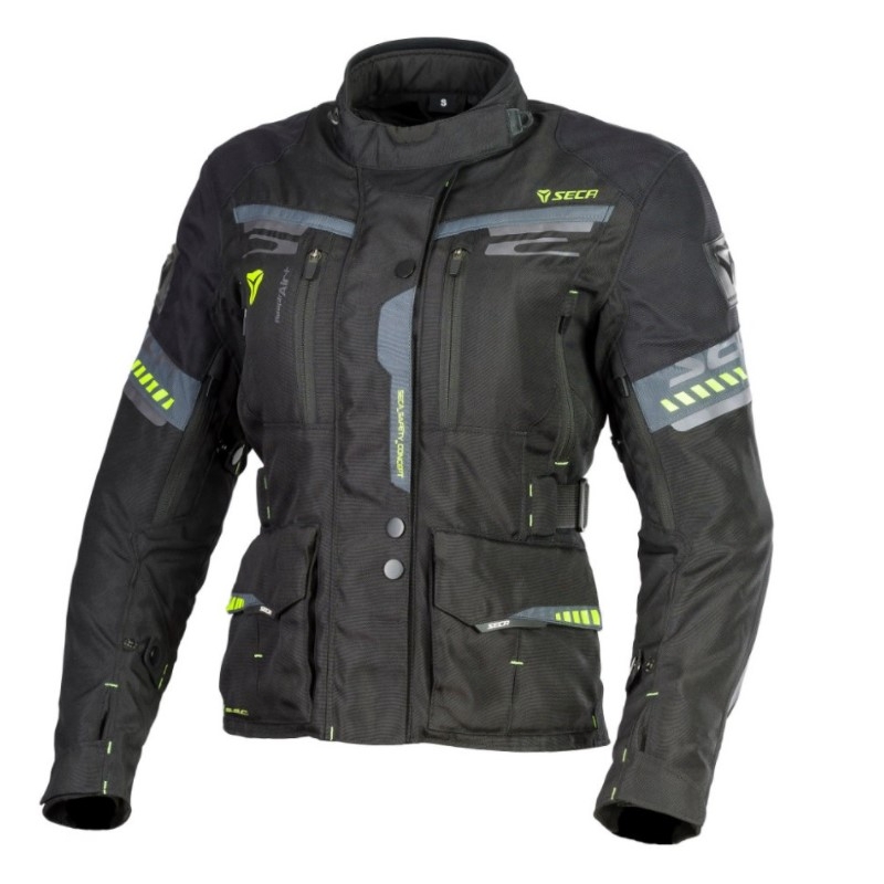 Damen Motorradjacke SECA Arrakis II schwarz Ausverkauf