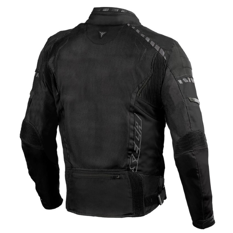 SECA Airflow II Motorradjacke schwarz Ausverkauf