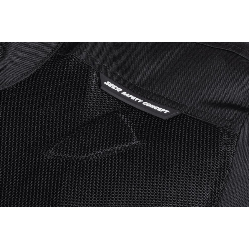 Damen-Motorradjacke SECA Stream III schwarz Ausverkauf