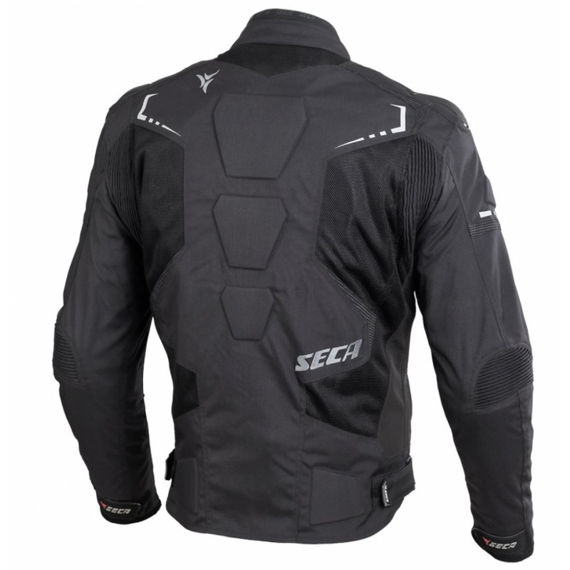 Motorradjacke SECA Venti Uno schwarz Ausverkauf