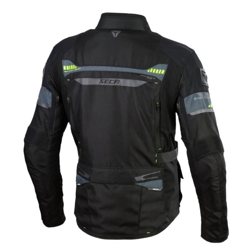 Motorradjacke SECA Arrakis II schwarz Ausverkauf