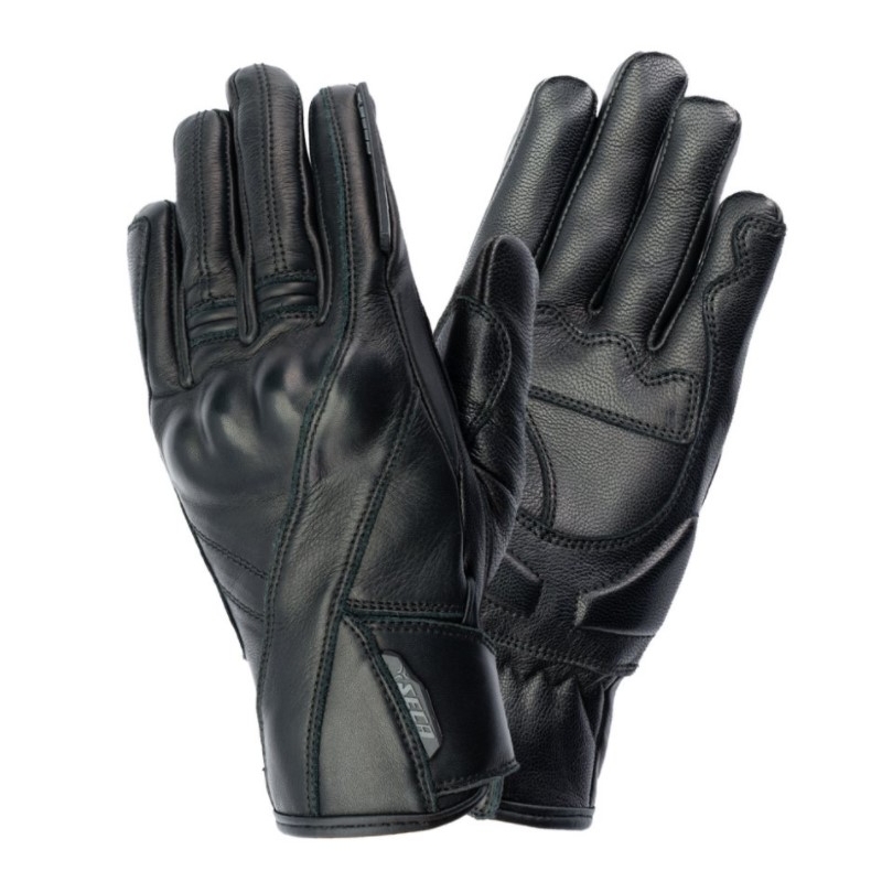 Damen-Motorradhandschuhe SECA Sheeva Short III Schwarz Ausverkauf