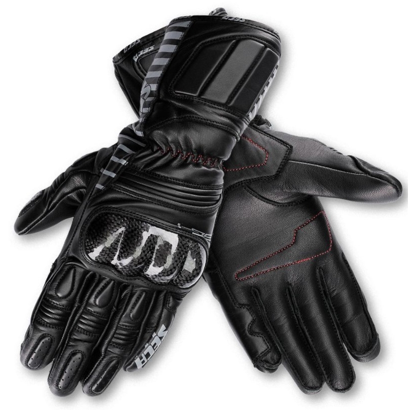 SECA Mercury IV Motorradhandschuhe schwarz Ausverkauf