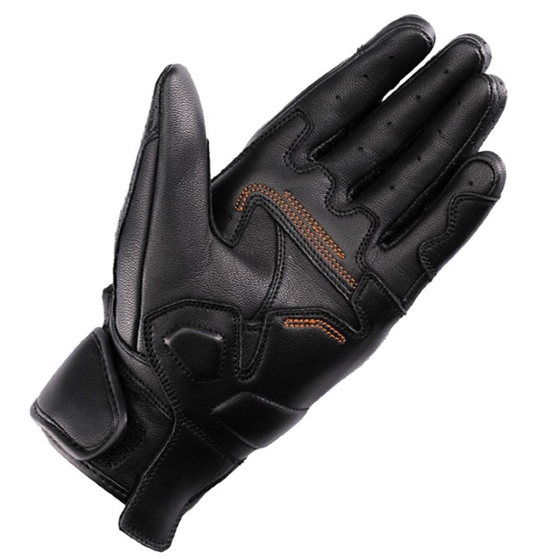 Motorradhandschuhe SECA Custom R Perforiert Schwarz Ausverkauf