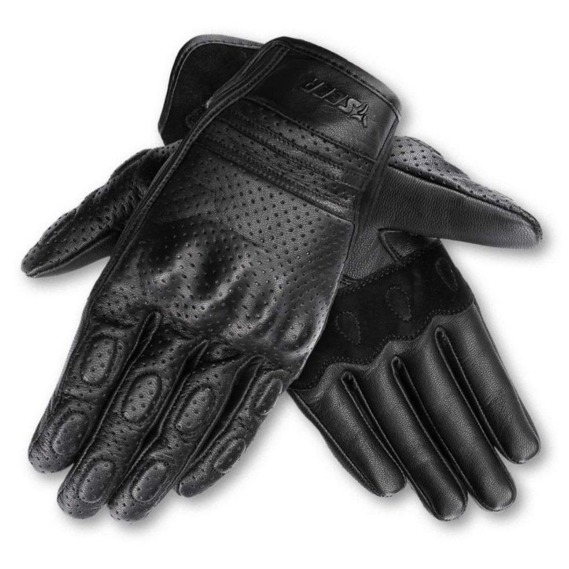 Motorradhandschuhe SECA Tabu II Perforiert schwarz Ausverkauf