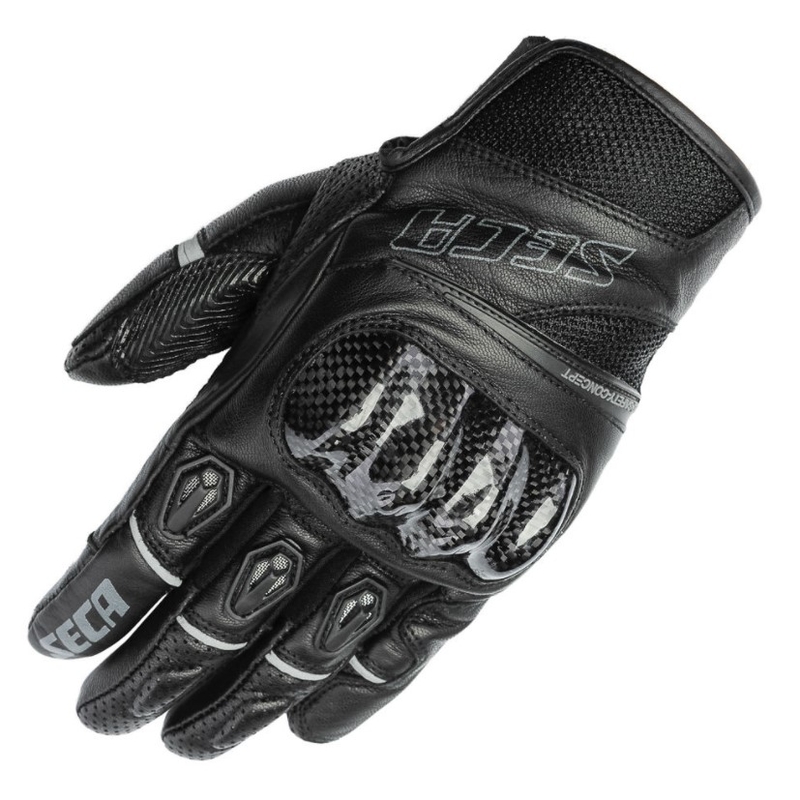 Handschuhe SECA Summer Short schwarz Ausverkauf