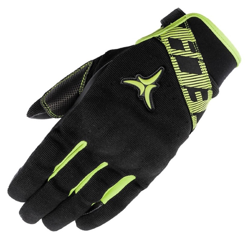 SECA X-Stretch Schwarz-Gelb Fluo Motorradhandschuhe Ausverkauf