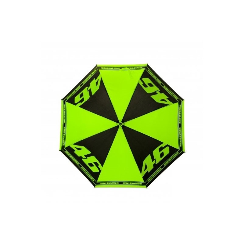 Faltbarer Regenschirm VR46 Valentino Rossi Doctor schwarz-fluo gelb